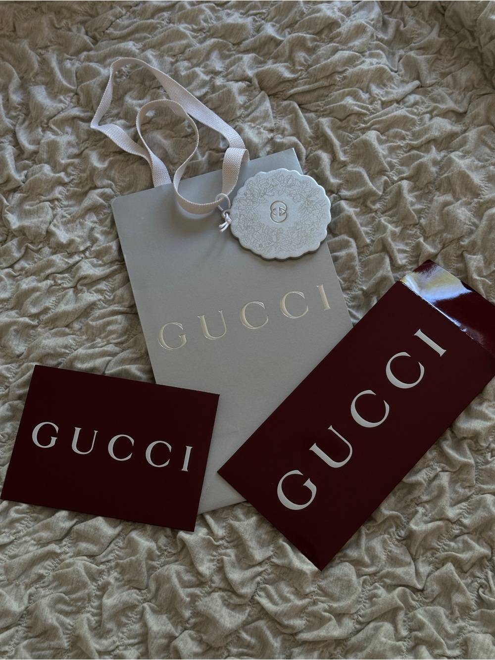 Gucci gift bags and envelopes